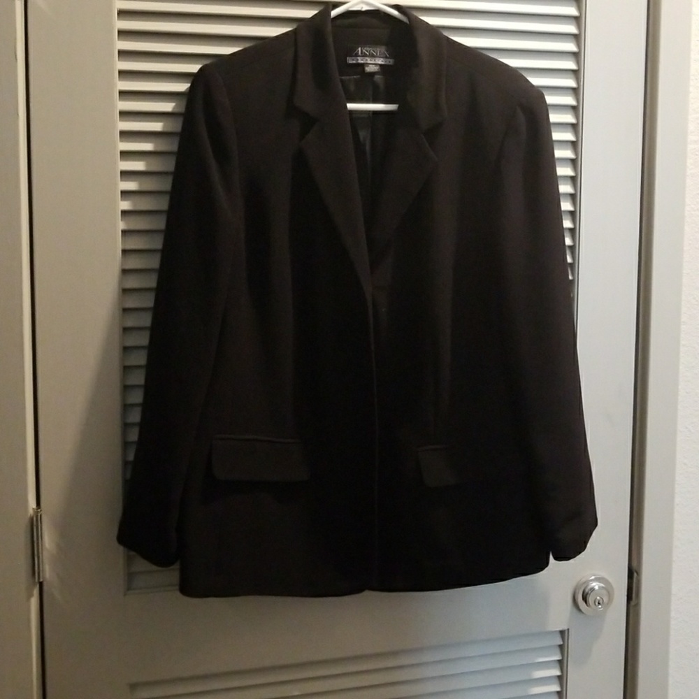 Black suit jacket